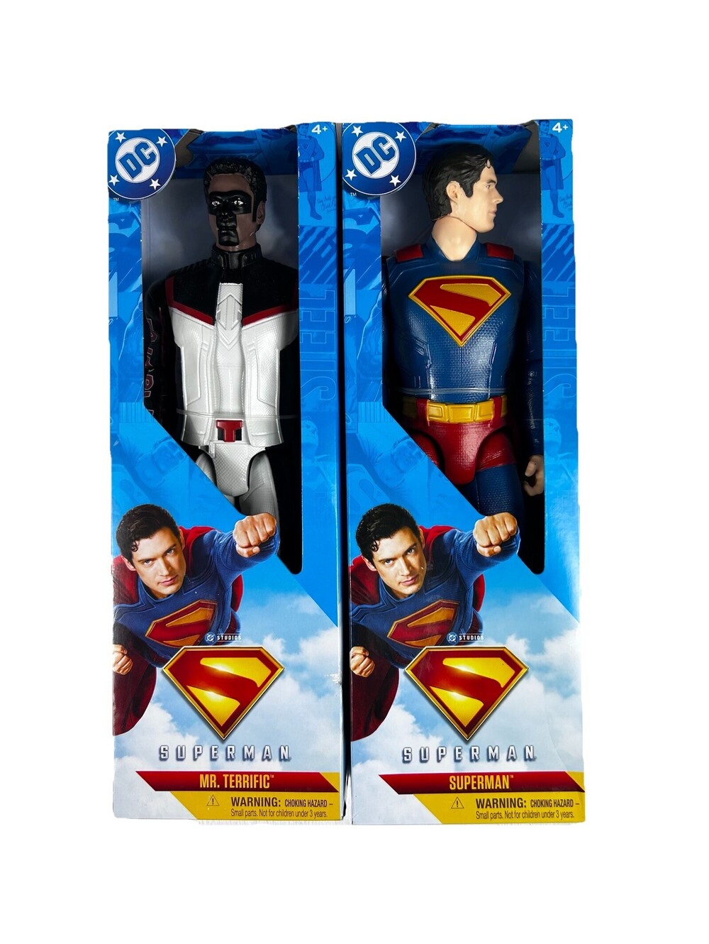 Superman Auction Figures Lot Of 2 12 Inch Superman Mr. Terrific DC Comics New